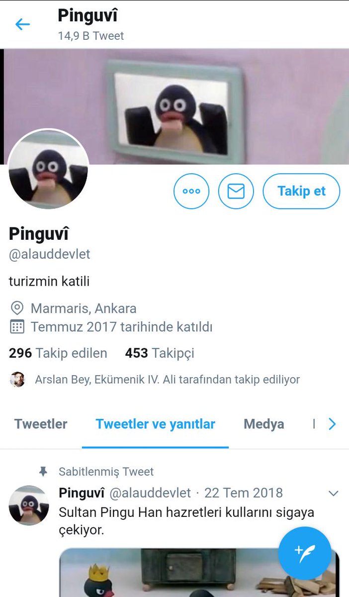 Takip
 Edin pinguvi hzlerini.