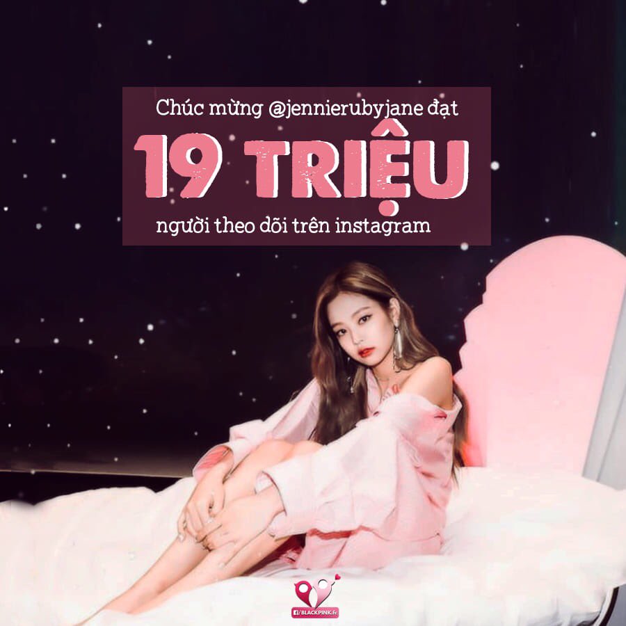 LHuyt9's tweet photo. CHÚC MỪNG JENNIE ĐÃ VƯỢT 19 TRIỆU LƯỢT THEO DÕI TRÊN INSTAGRAM 💙

#BLACKPINK #블랙핑크 #JENNIE #제니 #JENNIE19MPARTY https://t.co/UQKKdKi8ZU