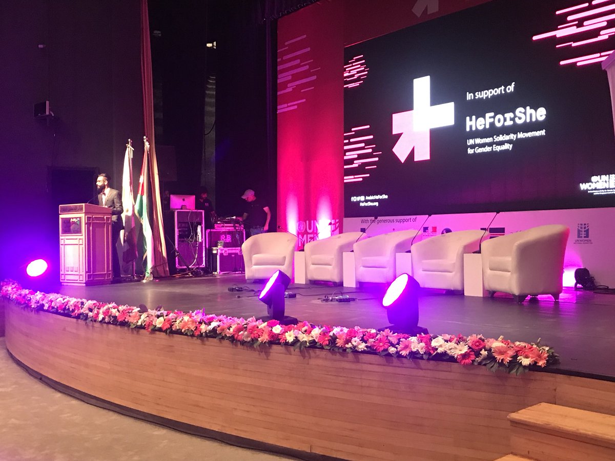 SDGsJo's tweet photo. انطلاق الحفل الختامي للمرحلة الثانية لحركة #هي_فور_شي في الأردن.
.
.
#SDGsJo #HeForSheCeremony #ArabicHeForShe https://t.co/ZqvX0tFaVr
