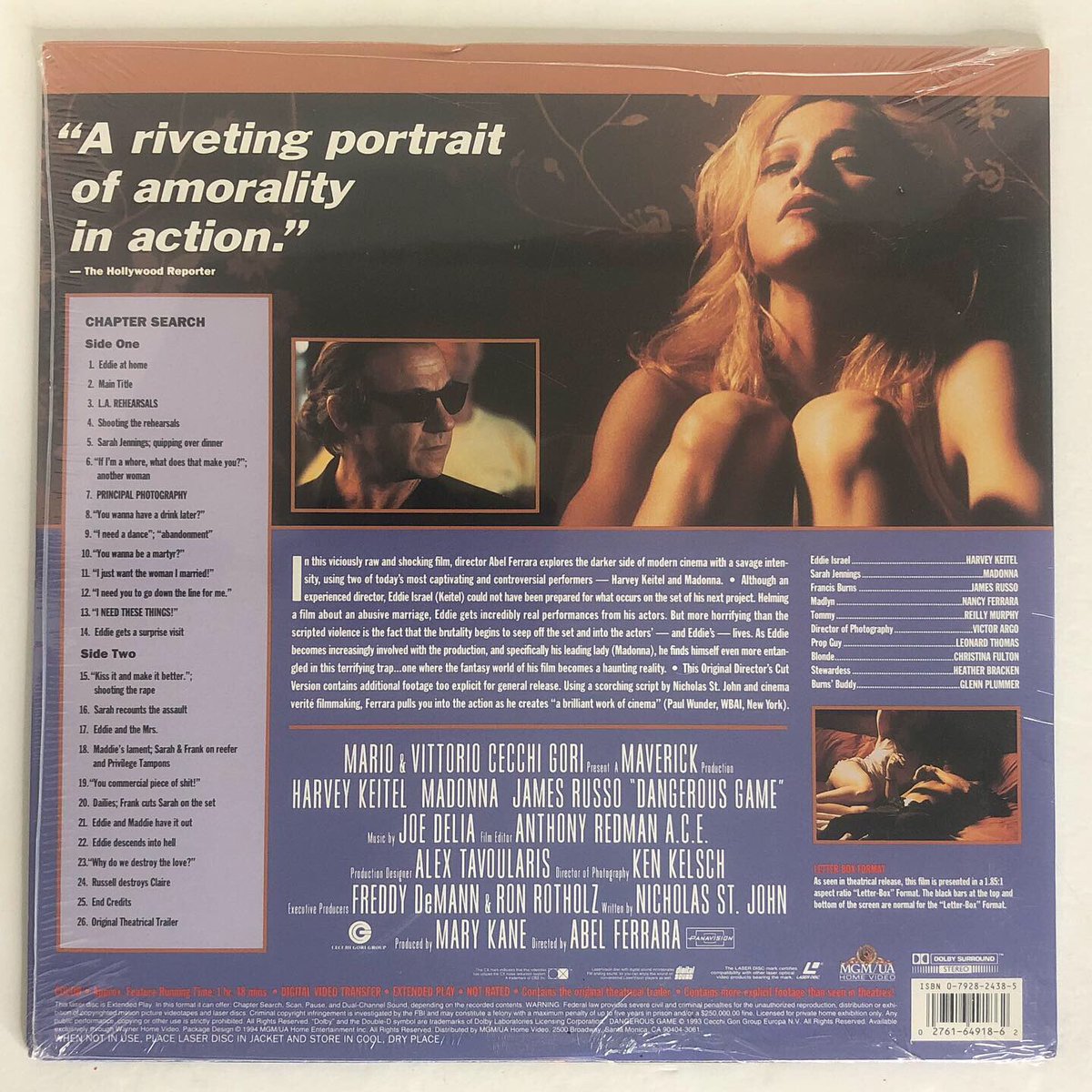 laser_focused's tweet photo. The 1994 #laserdisc release of #dangerousgame 🎲 *SEALED* $15 + shipping 🔥💿
#madonna #harveykeitel #jamesrusso #laserdiscforsale #laserdiscsforsale #laserdiscforever #laserdisccollection #laserdisccollectors #laserdisccollector #laserdisccollecting #laserfocusedshop https://t.co/c62W94QeVc
