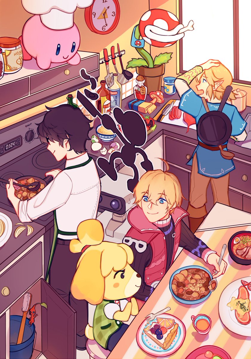 d4ggerfish's tweet photo. What's cookin??! 🍳 My piece for @SSB_FDZINE ! Thanks for supporting the project!! https://t.co/3Zledz4uf1