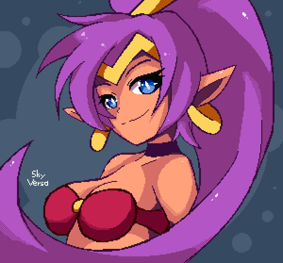 Shantae Pixelart!! Hopefully it looks good~
#art #drawing #digitalart #pixelart #Shantae5 #shantae #wayforward