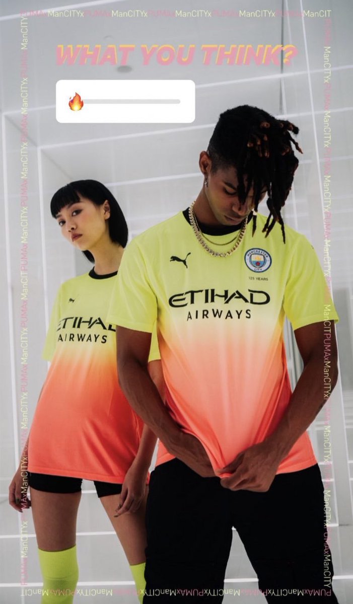 City Chief On Twitter The 2019 20 Manchester City Third Shirt Sees The Top Of The Shirt Coloured Yellow Whilst The Bottom Half Is Coloured Peach In The Centre Of The Football