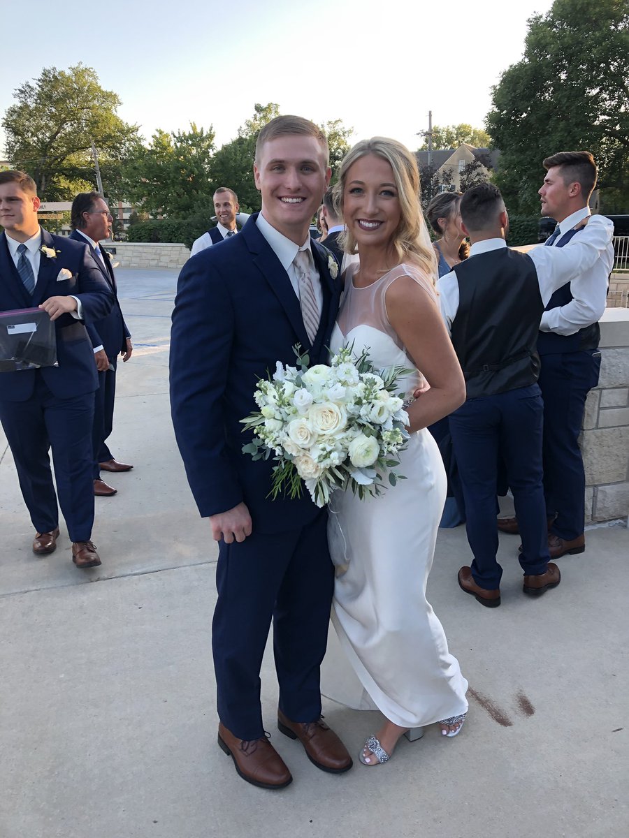 twskeos's tweet photo. I don’t tweet much, but proud to share we gained a new member of the fam. Congrats to Mr. &amp; Mrs. Joel Spain.  #j2p2ido https://t.co/BxxDFSFzgd