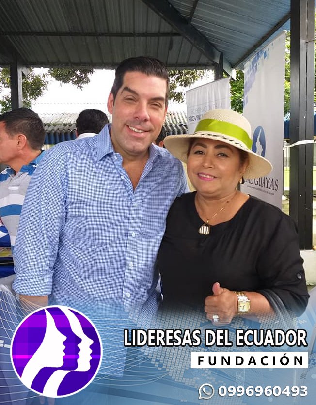 Síguenos, te invitamos a conocer los pormenores de nuestra Fundación Lideresas del Ecuador y las gestiones realizadas.
Aquí trabajando con nuestro Amigo y Compañero <a href="/RaulLedesmaH/">Raul Ledesma</a> Gobernador de la Provincia del Guayas
Información: 0996960493