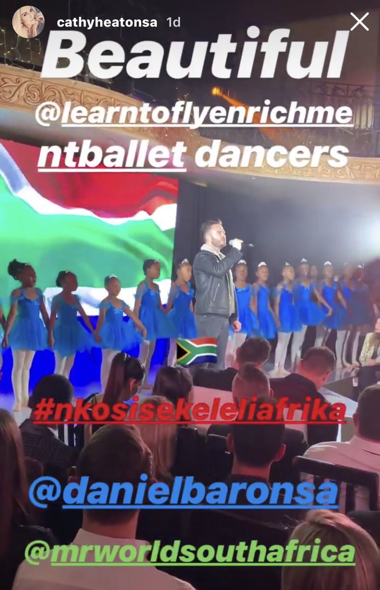 learn_ballet's tweet photo. Singing 🎤 🎶National Anthem with @DanielBaronSA 
#learntofly #enrichment #empowergirls2bempoweredwomen #ballerinas #ballet #russianvaganova #southafrica 🇿🇦@MrWorld_SA @CANSA  @elsjohann @russianballet.sa #rocktherunway #nationalanthem https://t.co/IdHRQXmBVu