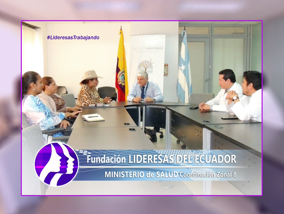 Agradecemos al equipo de trabajo de la @Coordinación Zonal 8 de Salud por habernos recibido y apoyarnos en nuestros petitorios.