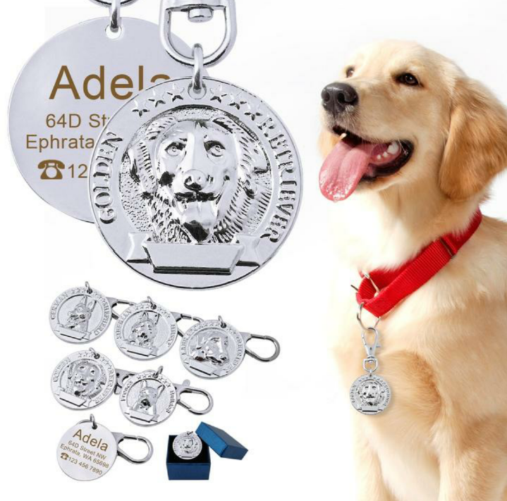 JoJosWorldStore's tweet photo. Custom and Engraved Stainless Steel Dog ID Tag Collar Accessory🐾

Available at: https://t.co/sMGdsxMocY
_______
#dogtags #idtags #dogshopper #dogshop #onlineshop #goldenretriever #husky #frenchbulldog #germanshepherd #labradorretriever #freeshippingnationwide #TeamJoJosWorld https://t.co/5dkAjmyr1u