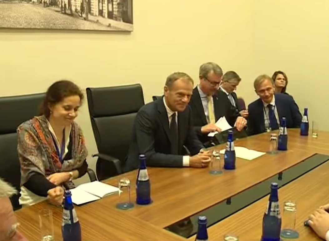 sergikap's tweet photo. Great opportunity to meet with the @EUCouncil President @donaldtusk in Batumi at the margins of the #Batumiconference. @eucopresident is well aware of the problems that Georgia currently faces - state capture by the oligarch, increasing Russian influence and #Gavrilovnight saga. https://t.co/Ck3gXrBQJH