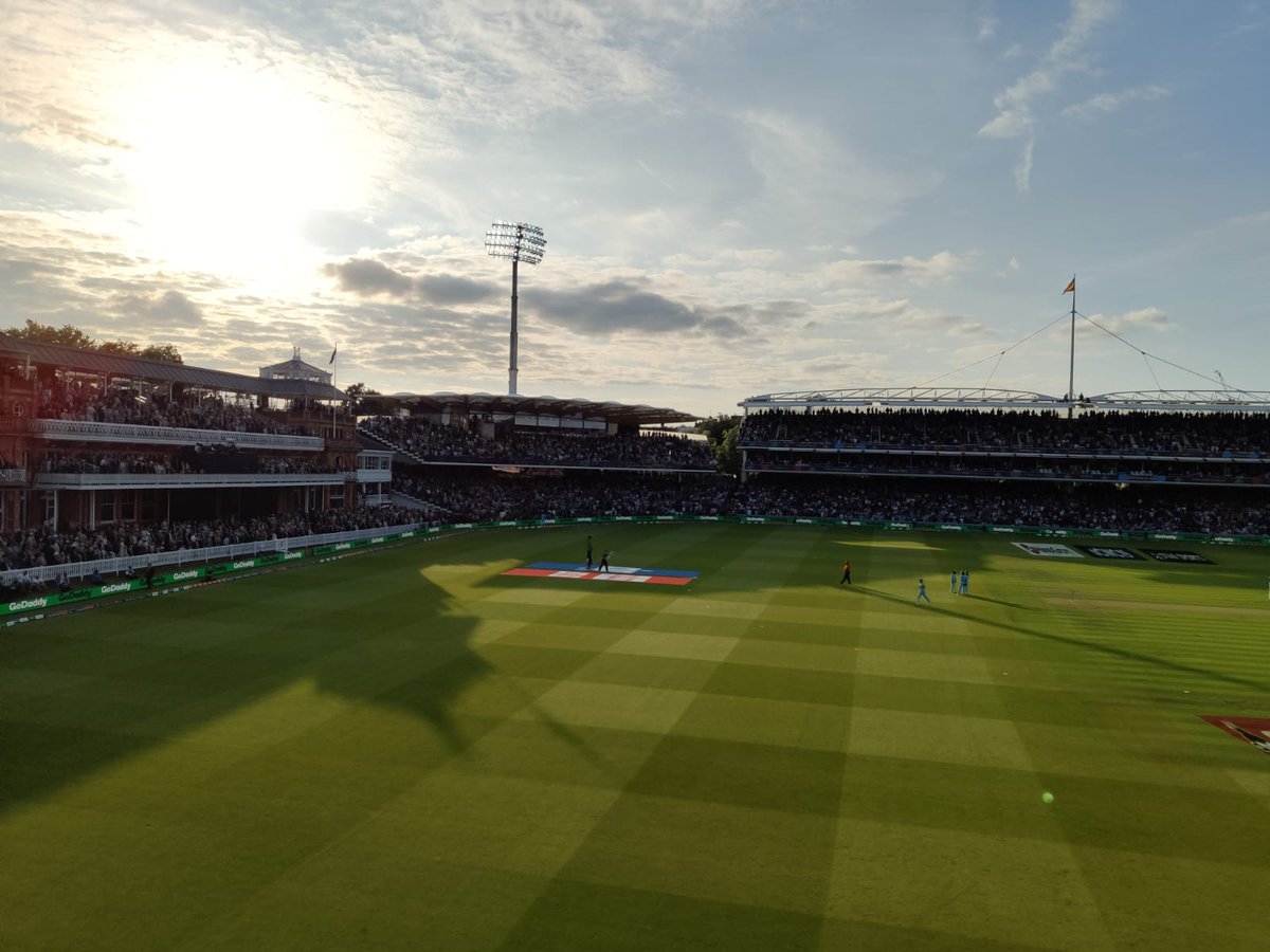 Loz_M1's tweet photo. Thank you so much @NissanUK for the best sporting event I've ever witnessed in my life. I'm still in shock. IT'S COMING HOME!!! #WeAreEngland #sweepthenation #CWC19 #CricketWorldCupFinal https://t.co/4nN34ntTub