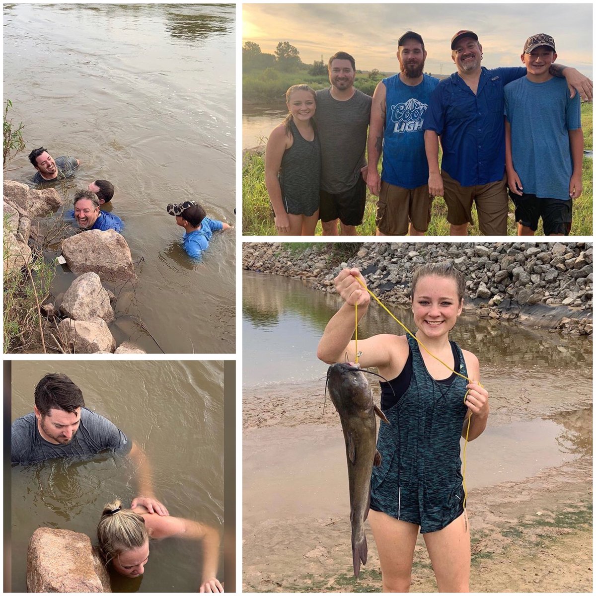 OsbornOutdoors's tweet photo. Fun times!! We went out noodling with some friends and fellow members of the OK chapter of Backcountry Hunters &amp; Anglers. #catfish #Oklahoma https://t.co/QTgklMKfKq