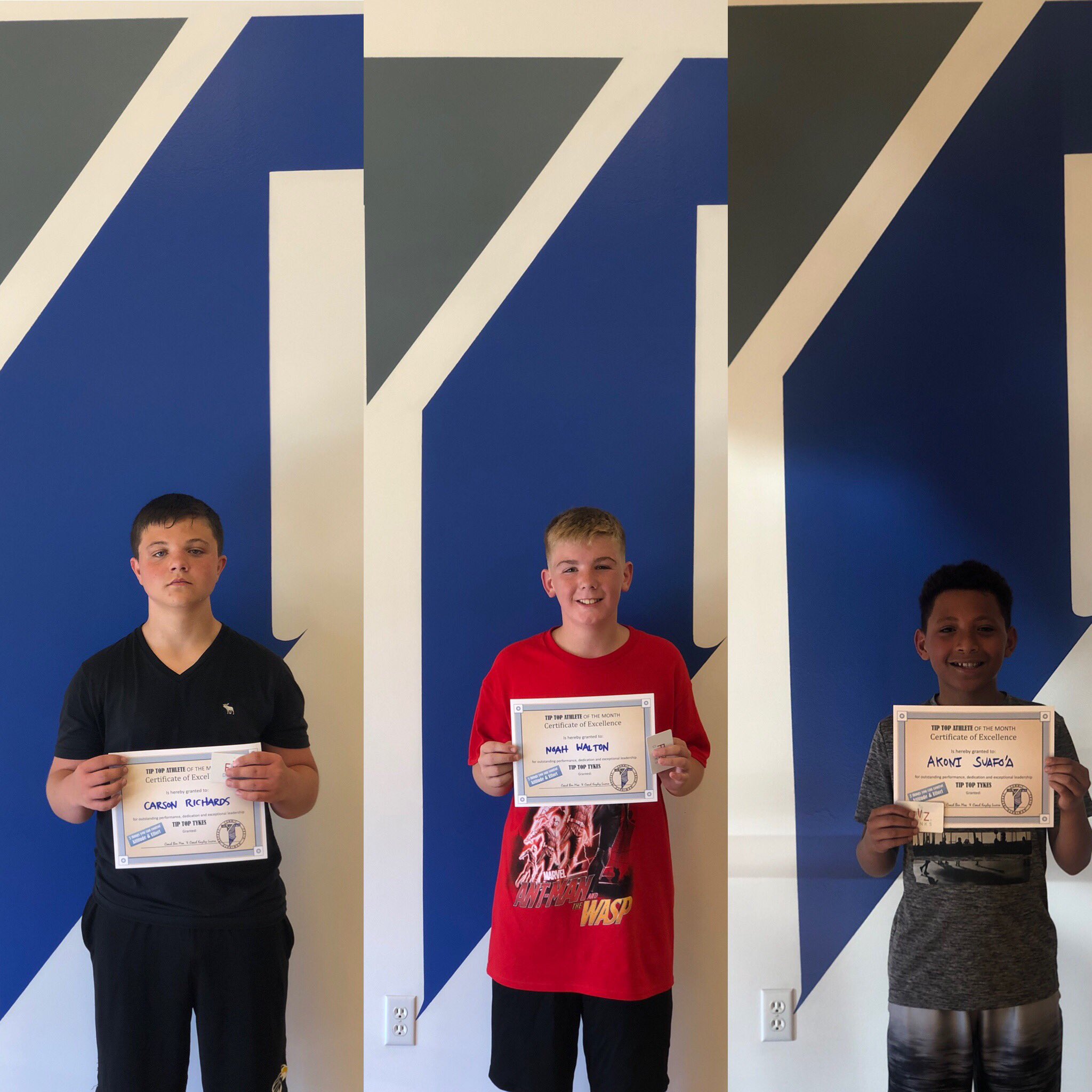 Tip Top Tykes on Twitter "Congratulations to our Athletes of the month