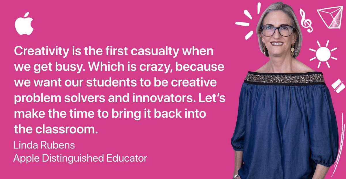 lindarubens's tweet photo. 5 days; 5 weeks; 5 months: What do you plan to do? What impact will you have? Will creativity be a priority? #ADE2019 #AppleEDUChat @AppleEDU #bringcreativityback https://t.co/funNPjO138