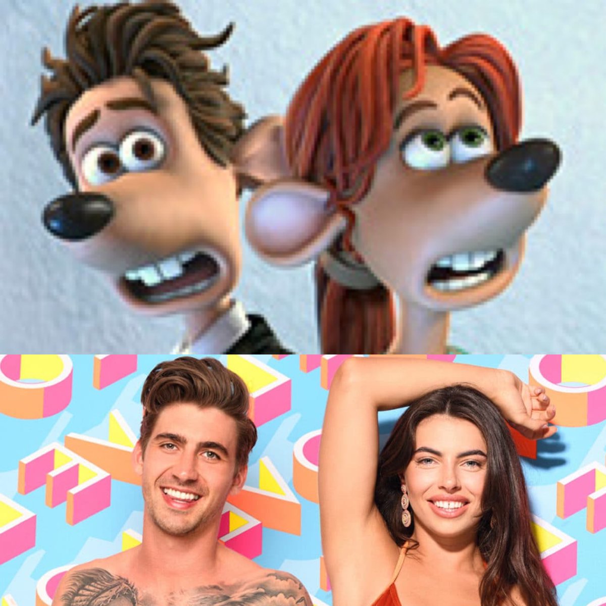 liamsearson's tweet photo. Is it just me or........ #lovelsland #Chris #Francesca https://t.co/A0gY1OMaIG