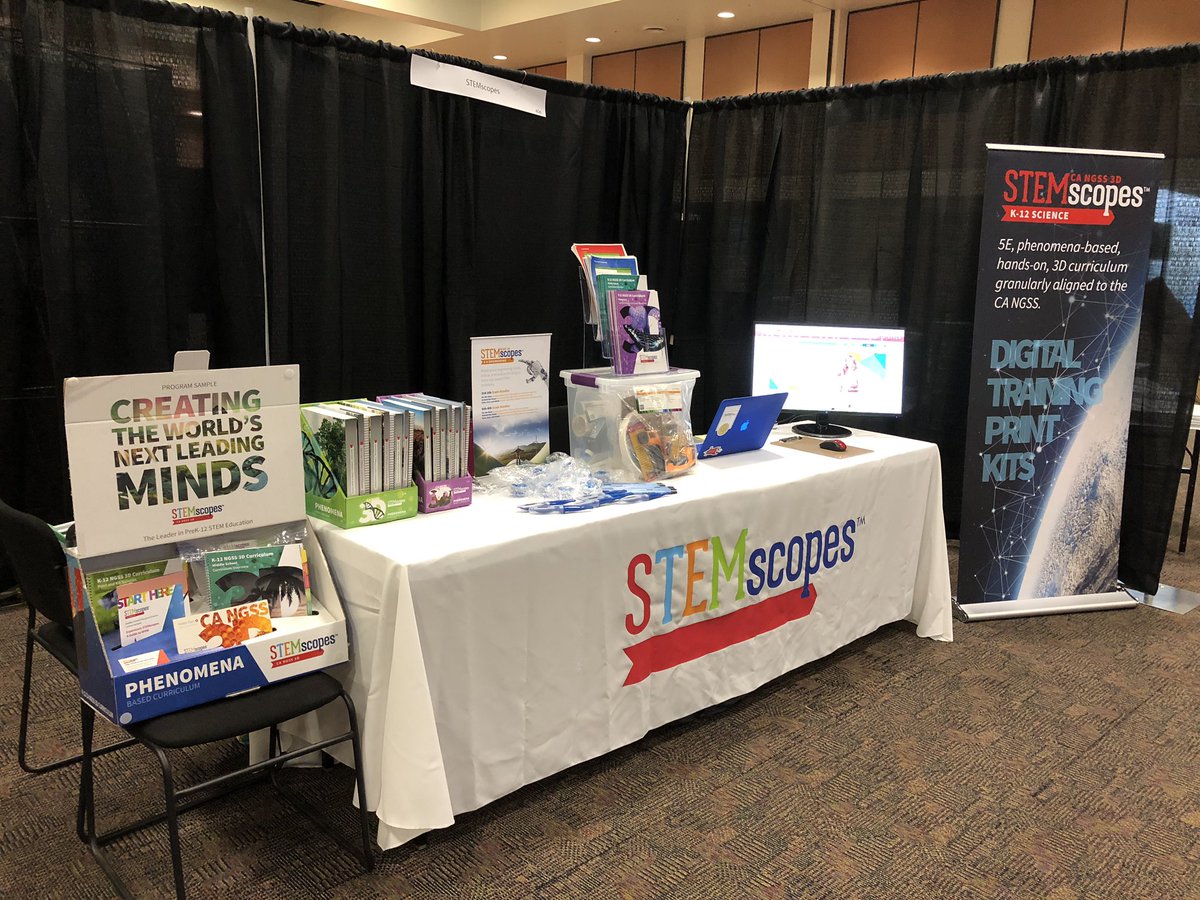 LL_STEMscopes's tweet photo. Come learn about @STEMscopes at the @NSTConference #NSTConference https://t.co/hBKZKbqUts
