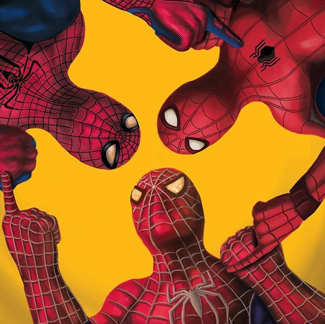 FanCorrect's tweet photo. Listen to our latest Spoiler free EP 33 #SpidermanFarFromHome @ Fanatically Correct dot com &amp; enjoy your Sunday!  #ThreeSpidermen Art by #DavidStewart  @ https://t.co/CJHxDKoUzo. #Fancorrect #PodcastLife #Podcasting #Podcast https://t.co/FKkzE7t5km https://t.co/Yj3rNsNZ7H
