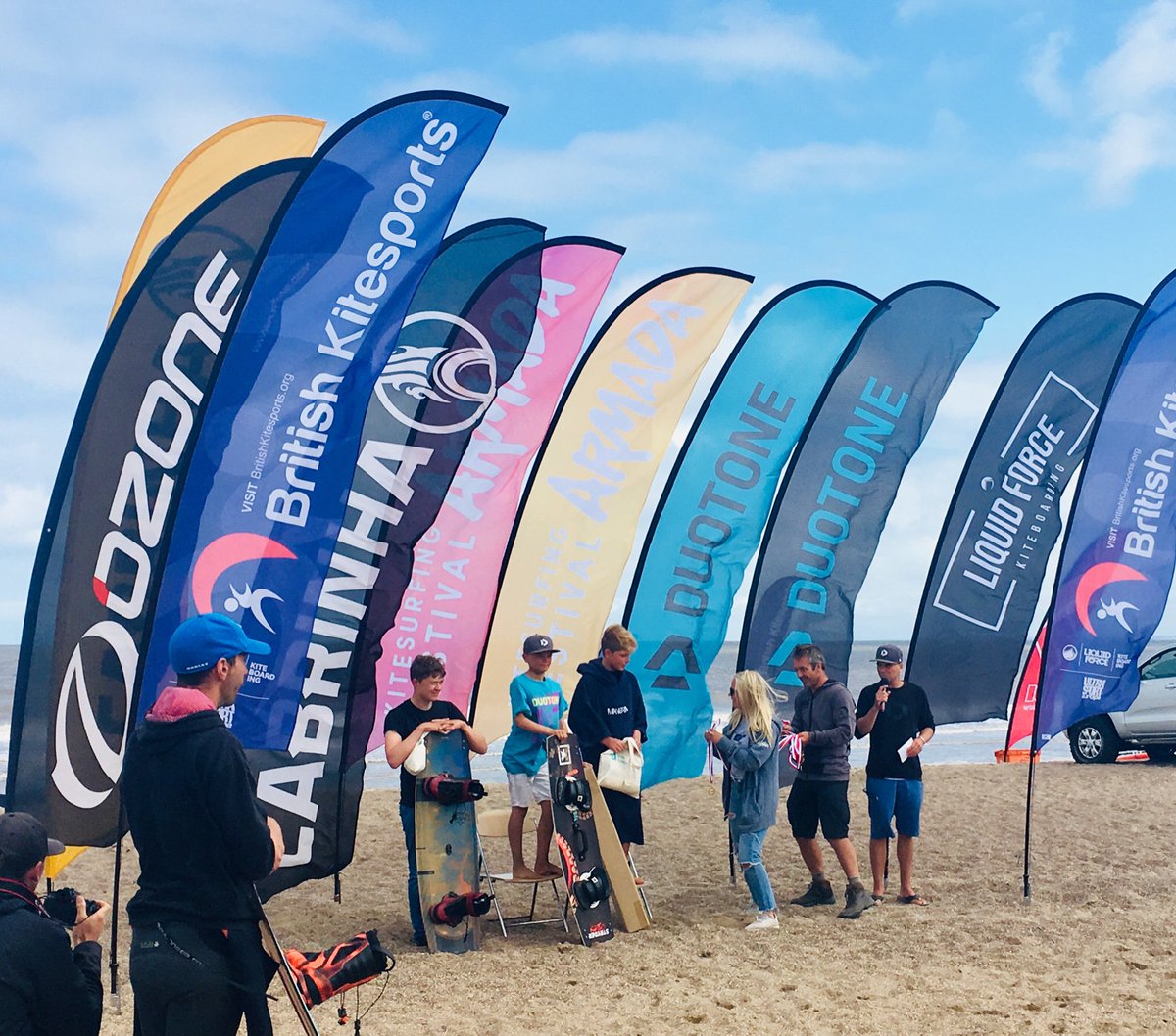 SkegnessLisa's tweet photo. End of another great day at the Armada kite surfing event #visitlincscoast #nationalevent #BKSA #Armada https://t.co/1EY0ADtApJ