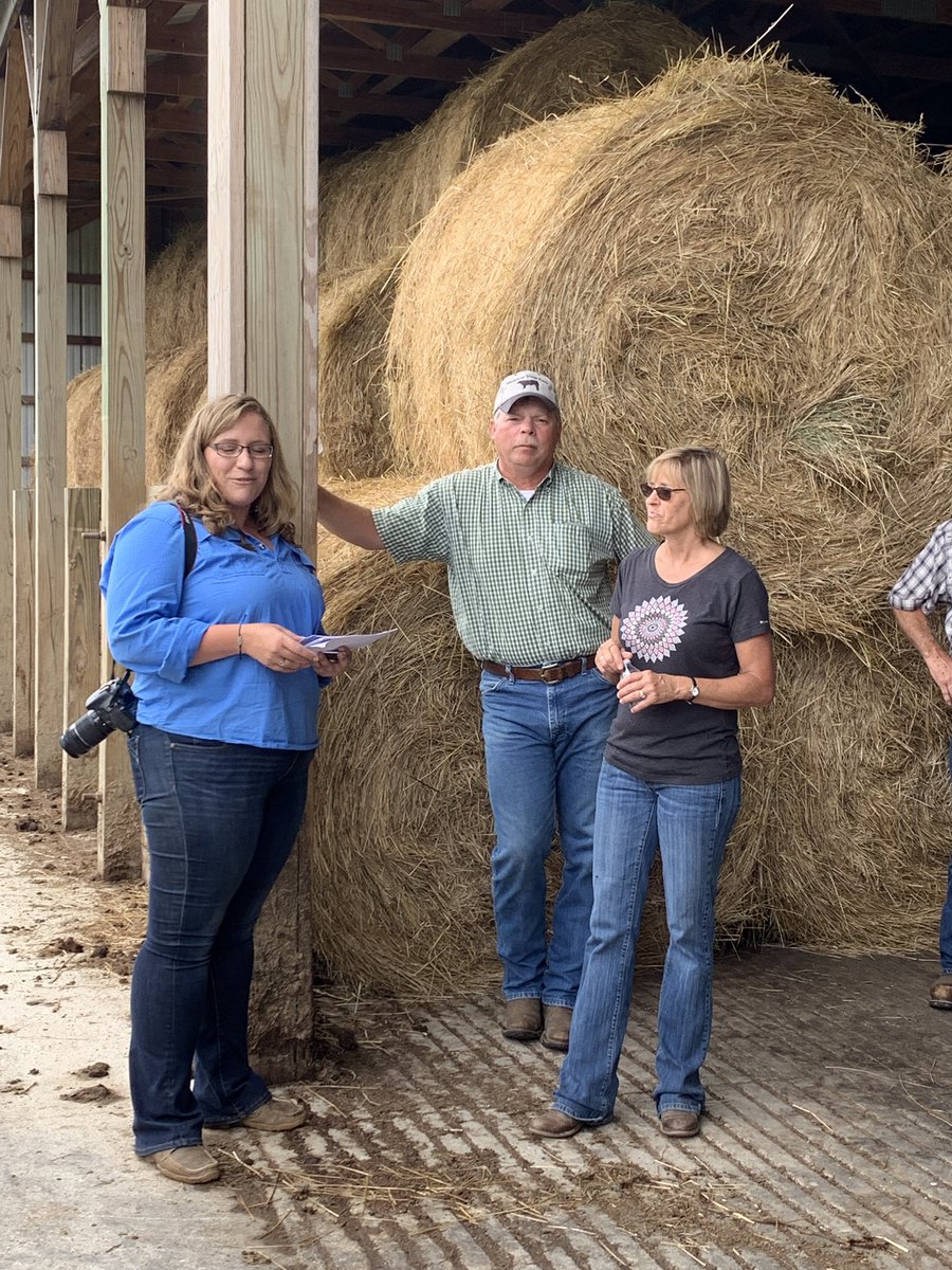 Farmerswifetash's tweet photo. On Friday we went to Meadow View Farm - we saw the 180 acre property where they grow their own hay for the cows. They’ve developed 7 springs & watering systems so far. Water & land management is key, a very mountainous region #NuffieldAg #Nuffieldfarming #NuffieldGFP #JapanGFP19 https://t.co/Wlbam50w8m