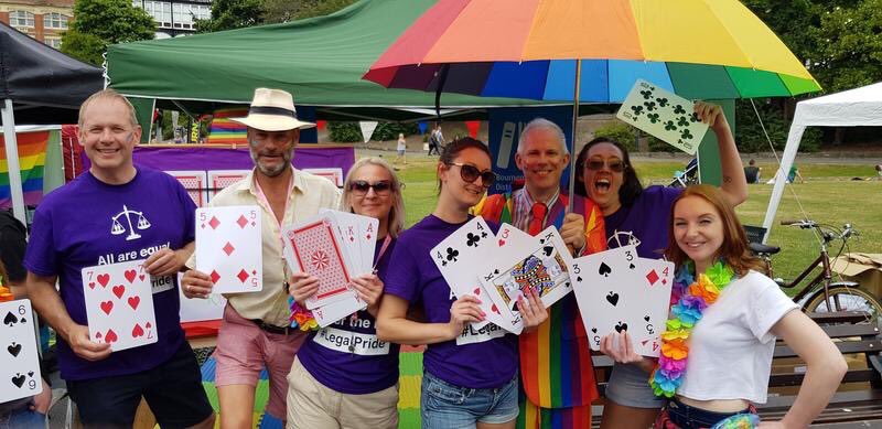 Our team celebrating #pride yesterday at <a href="/bournefreeuk/">DOGE_Bonus</a> #legalpride