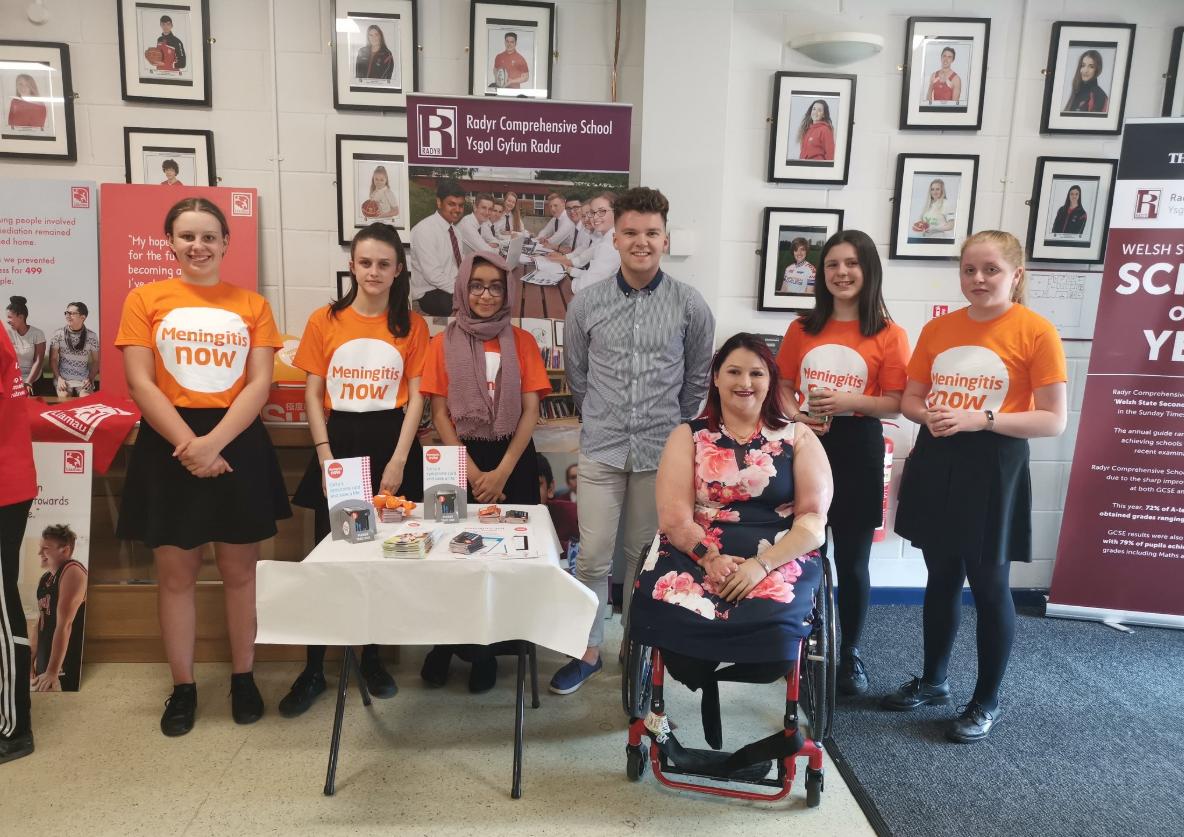 MeningitisNow's tweet photo. Here are a group of amazing teenagers from Radyr Comprehensive School, who raised funds for Meningitis Now through the #FirstGiveUK programme. Congratulations for making it to the final 👏🙌 @Radyr_PSE @FirstGiveUK https://t.co/nnAO22UDFC