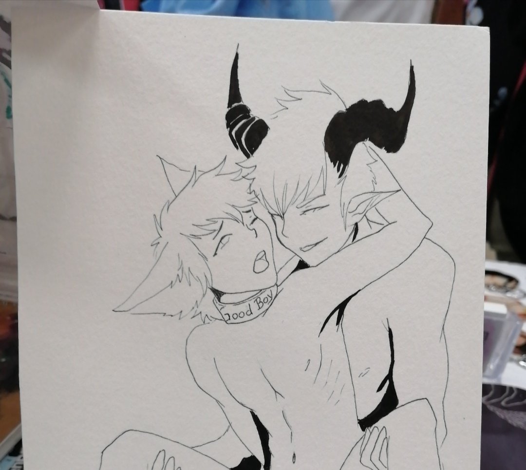 chibikurai's tweet photo. #aikon is over and I had a blast! Really great con and great people 🥰
Here's some commissions I made, uncensored on patreon and my patreon discord 💕 https://t.co/TiYPAzMglF