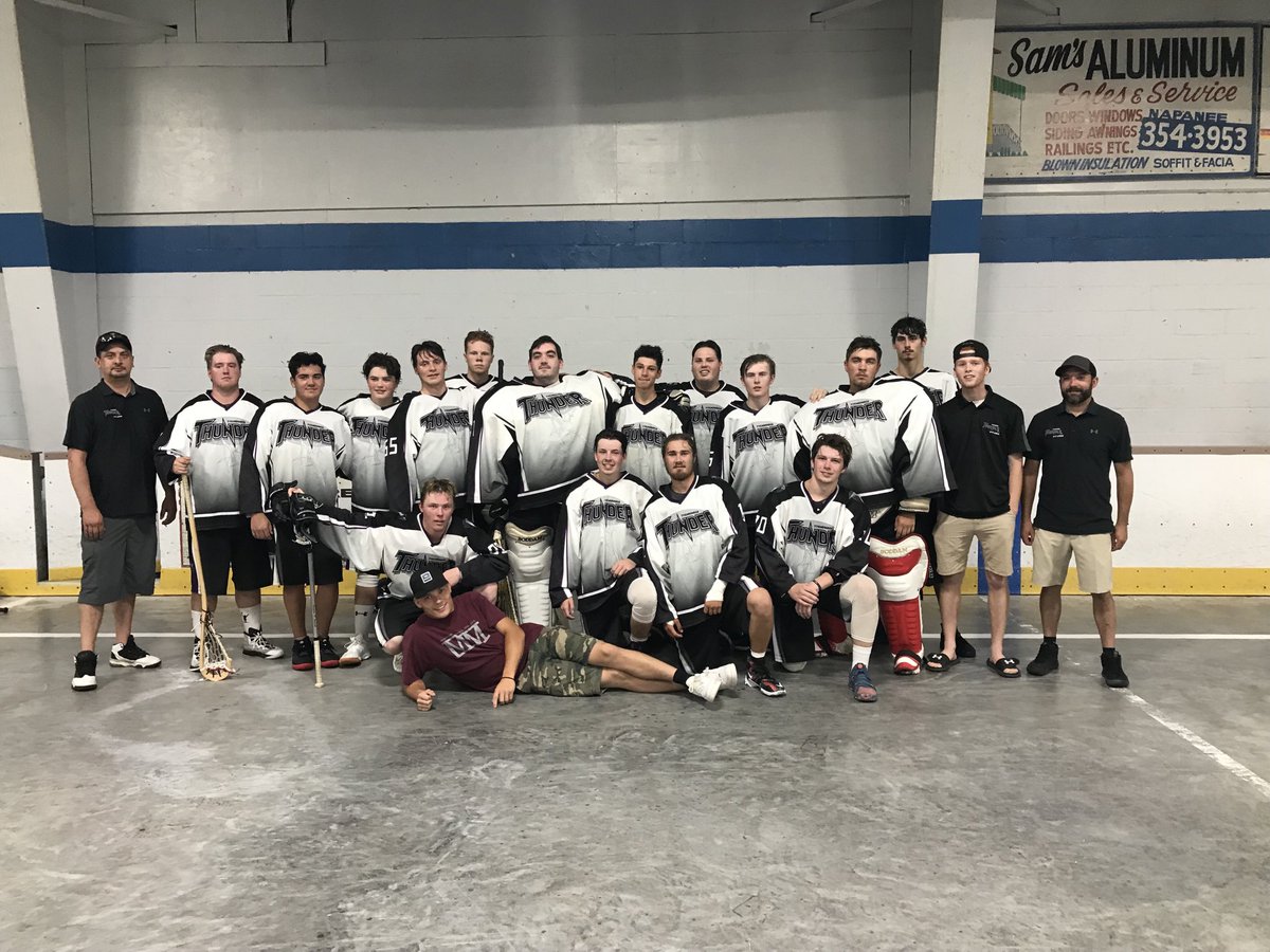 TyeThunder's tweet photo. Great group of fellas here. We had some growing pains this season but the boys battled hard to the end and it was an honour to be a part of it. Thanks to all the players, coaches, volunteers, sponsors and fans. Looking forward to next season #Thunder https://t.co/oL5z0JrDMB
