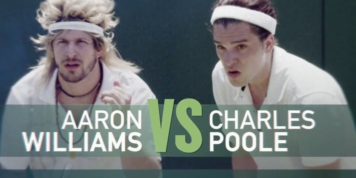 Federer vs Djokovic is the best match tennis match I've seen since Aaron Williams took on Charles Poole in the 2001 Wimbledon final #Wimbledon2019