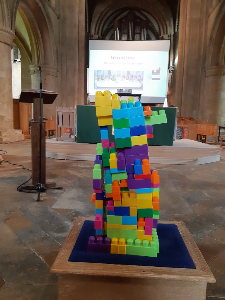 LegoDad1's tweet photo. #brickminster launch @SouthwMinster . Come and join in the summer fun until 8 Sept. @minster_ed @nicola_sullivan https://t.co/qEtmlIa0vO