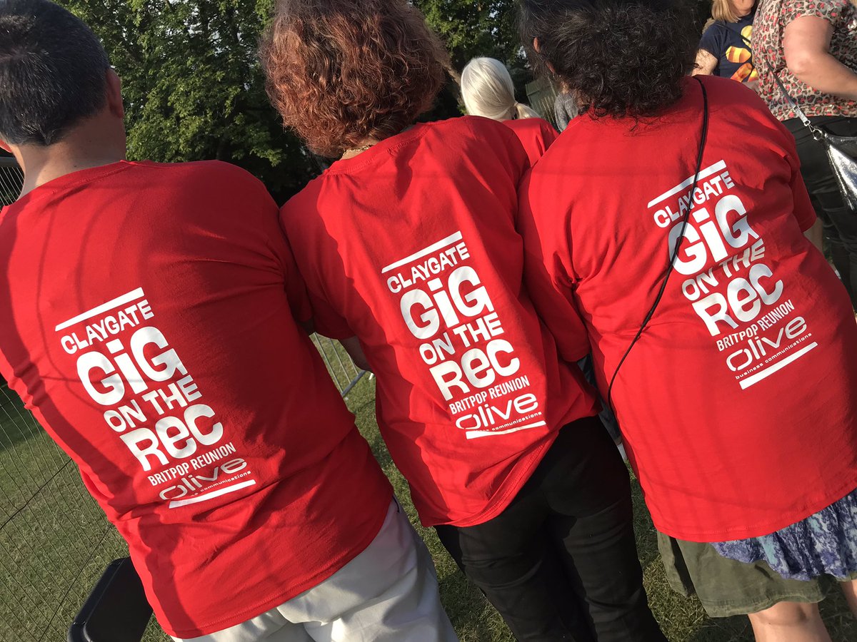 GigontheRec's tweet photo. And we’re off! #GigOnTheRec2019 is go! The sun is out and @lemidlifecrises are on the stage  #LoveClaygate https://t.co/kFTT3OZNmc
