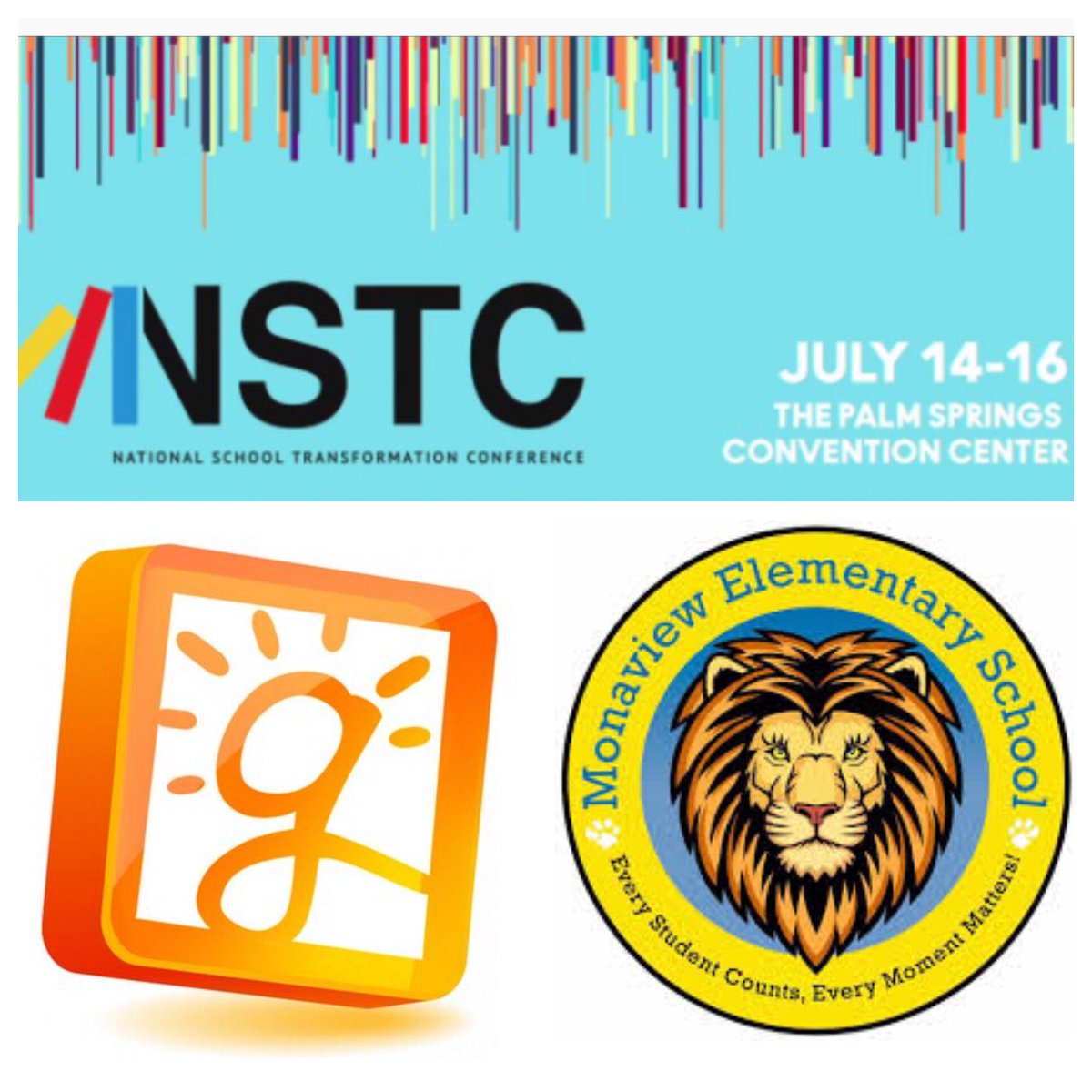 DMQUALLS's tweet photo. Looking forward to a great opening of the 2019 @NSTConference! Today @gcouros will be going LIVE on their Twitter page. Join the conversation w/ hashtags: #NSTConference #K12 #EdChat #Education Plan NOW to join me &amp; @jmccoygcs Tuesday at 3:50 pm in Mesquite E! #MonaviewMoments 🦁 https://t.co/TSIijaeeRo