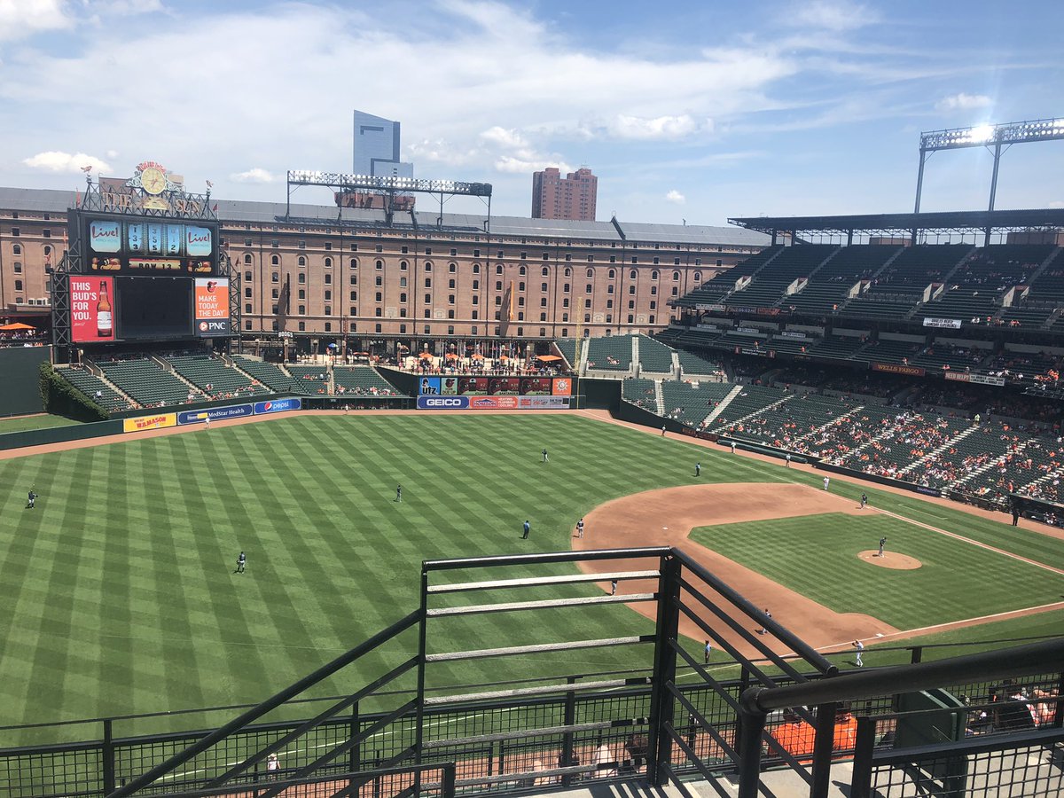 truddentech's tweet image. Beautiful day for a baseball game. Thanks for the tickets @HCPSS #goorioles #birdland
