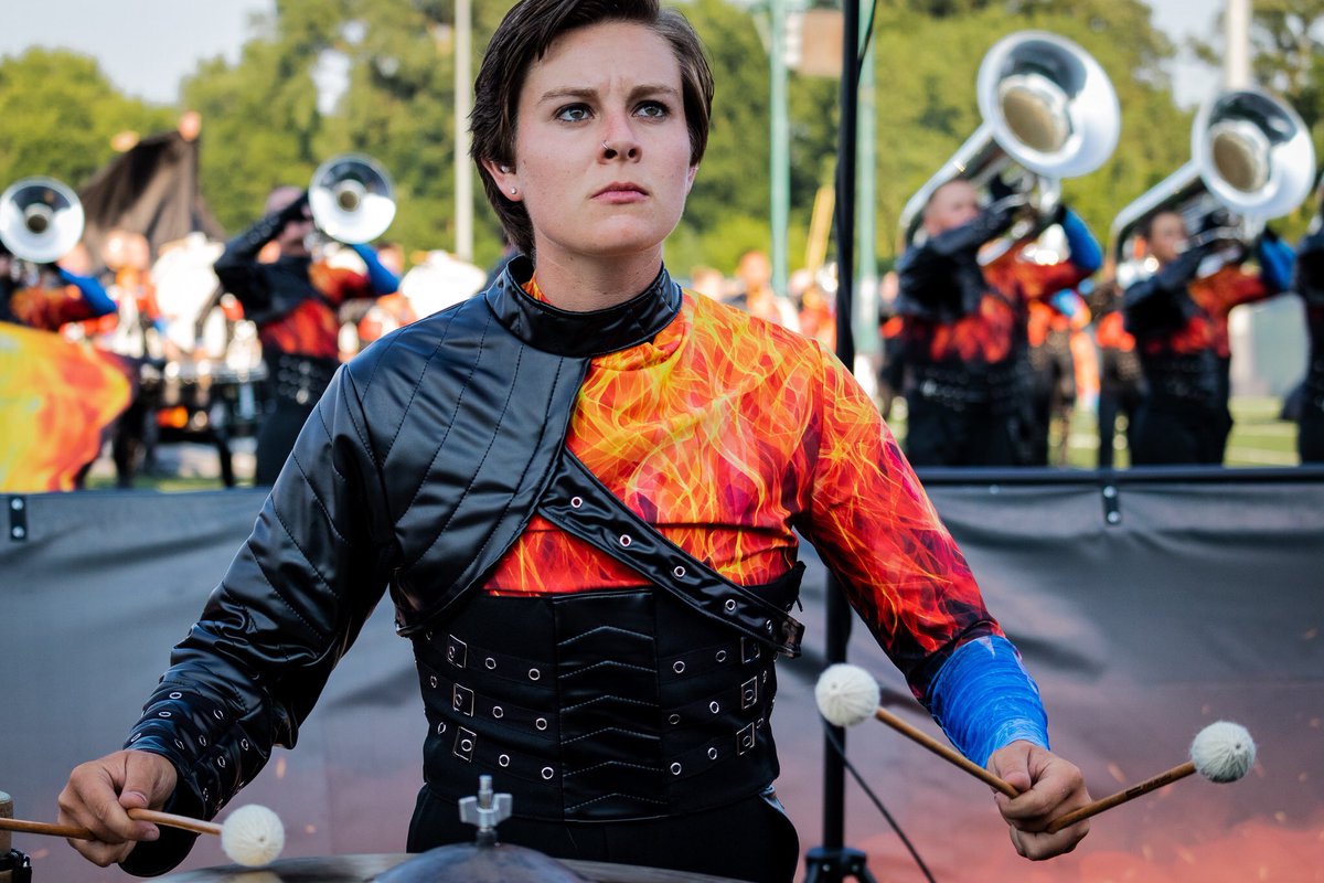 dcicolts's tweet photo. Mean mugging our way into DCI St. Louis in Belleville, IL!
• Warm Up - 5:00pm
• Perform - 7:27pm
🔥
🔺
❄️
#dci2019 #colts2019 #drumcorps #coltsdbc #icyhotband #whenhellfreezesover #redteam https://t.co/TxrEpqYHUe