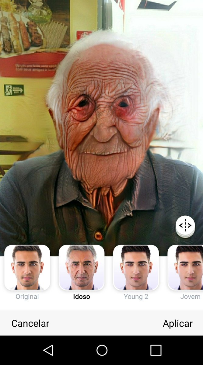 naosalvo's tweet photo. Peguei uma foto do meu velho
Coloquei no App de deixar velho
Dei print no resultado e coloquei no App de velho
Dei print no resultado e coloquei no App de velho
Dei print no resultado e coloquei no App de velho

7 vezes depois, isso que aconteceu (não façam pq da medo): https://t.co/soAcjpG1uz