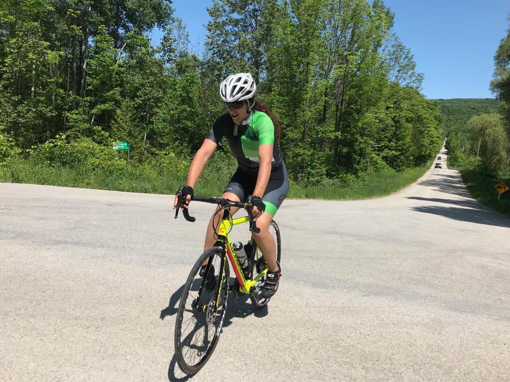 MachineMetrics's tweet image. Another #MachineMetrics team member caught on camera in the wild! AnnaMaria is rockin&apos; her new MM bike kit for a long road ride through Western Massachusetts! #bikekit #custombikekit #manufacturing #analytics #roadbike #raodbiking #bikemassachusetts #westernmass #northamptonma