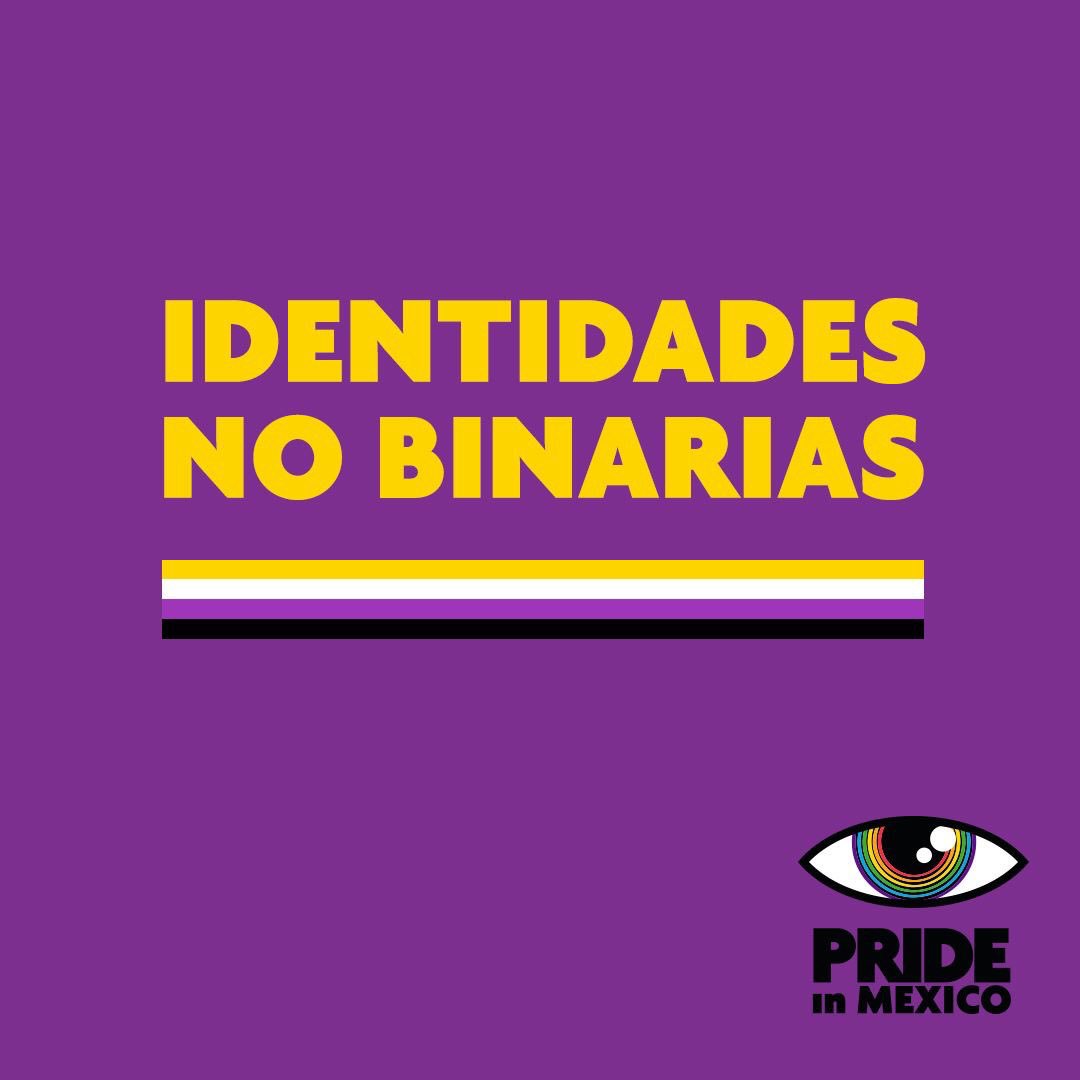 PrideinMexico's tweet photo. Hoy celebramos el Día Internacional de la Visibilidad No Binaria. Las personas no binarias no se identifican con el género femenino o masculino. Por tanto, se encuentran fuera de la cisnormatividad.
#PrideInMexico #VisibilidadNoBinaria #NonBinaryDay https://t.co/ETvTAbBr1s