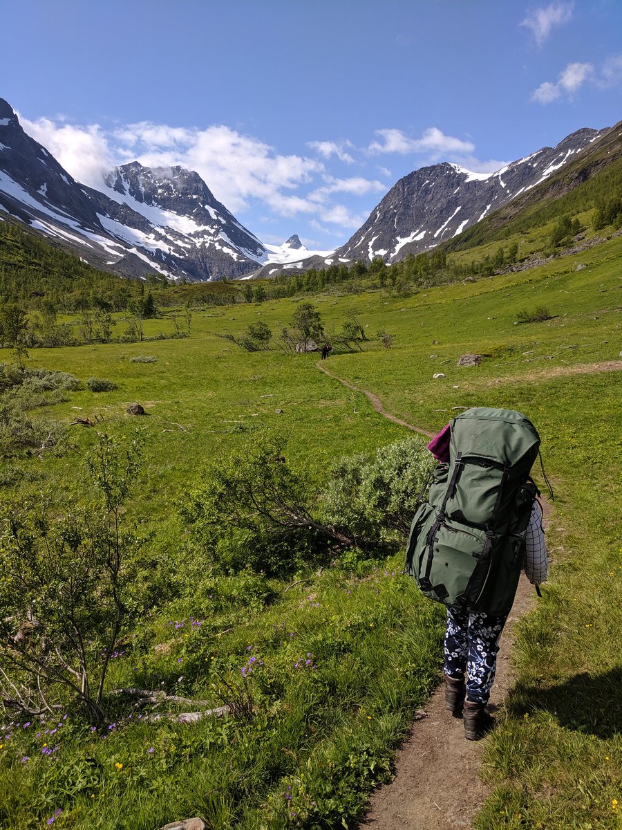 UHGeodigi's tweet photo. Lovely walk to #Steindalen #Glacier where we captured different moraines, the #outwashplane and the glacier front that are analogues to #sedimentary environments we can find also in #Finland. The #topography is evidently different though 😄 #geodigiexpedition2019 https://t.co/tXgat65Pnk