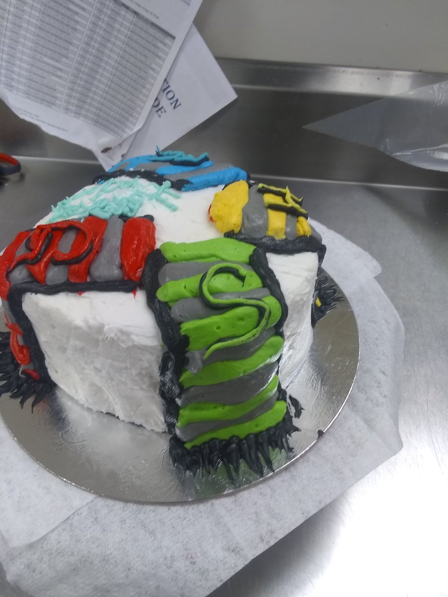 || yes I know happy messed up.

But I made my nieces birthday cake.