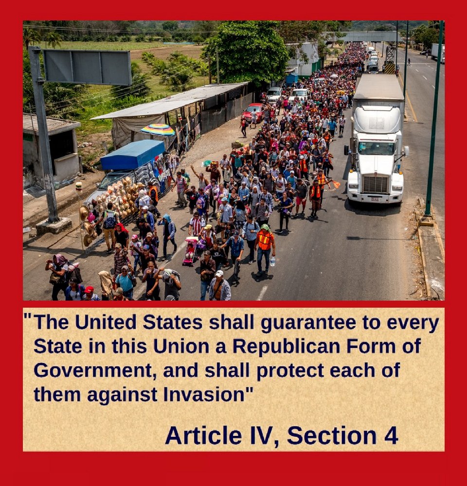 dwb5192723's tweet image. The #ComanderInChief is upholding his oath to protect &amp;amp; defend America &amp;amp; Americans. There is nothing #RacistInChief about it. #DeportThemAll