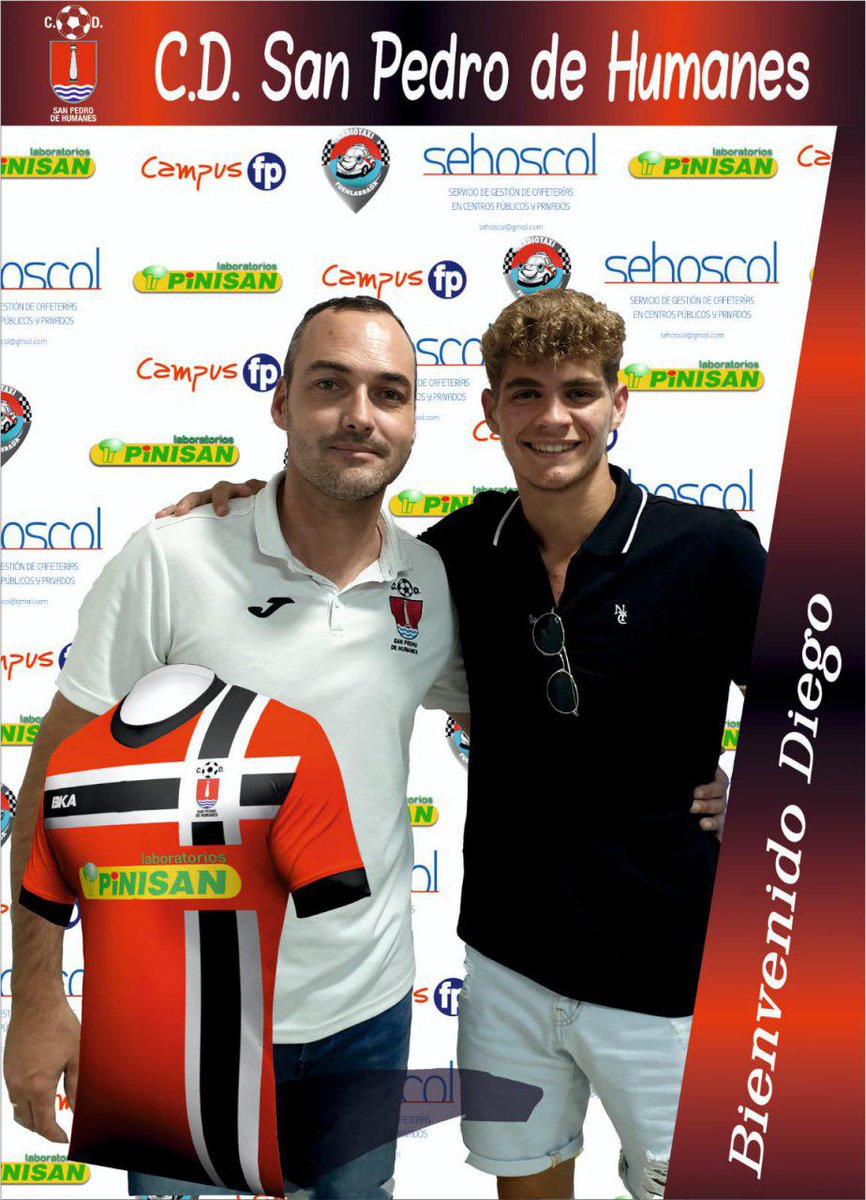 CD_SanPedro's tweet photo. 🚨Anunciamos el fichaje de Diego Dominguez (PORTERO) procedente del Atlético Casarrubuelos, llega a la categoría con ganas de sumar y aportar todo su potencial en la portería. Es un placer que te unas a la familia del CD San Pedro 🔴⚫️ https://t.co/lZL5RzYemk
