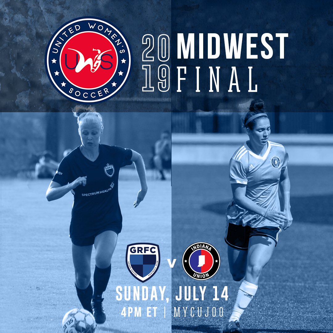UWS East &amp; Midwest Finals are today! Live Steam: @MyCujoo #UWoSo

<a href="/LANCinferno/">Lancaster Inferno</a> vs <a href="/NEMutiny/">New England Mutiny</a> 
🎥 mycujoo.tv/video/new-engl…

<a href="/GRFCWomen/">GRFC Women</a> vs <a href="/UnionIndiana/">Indiana Union</a> 
🎥 mycujoo.tv/video/indiana-…