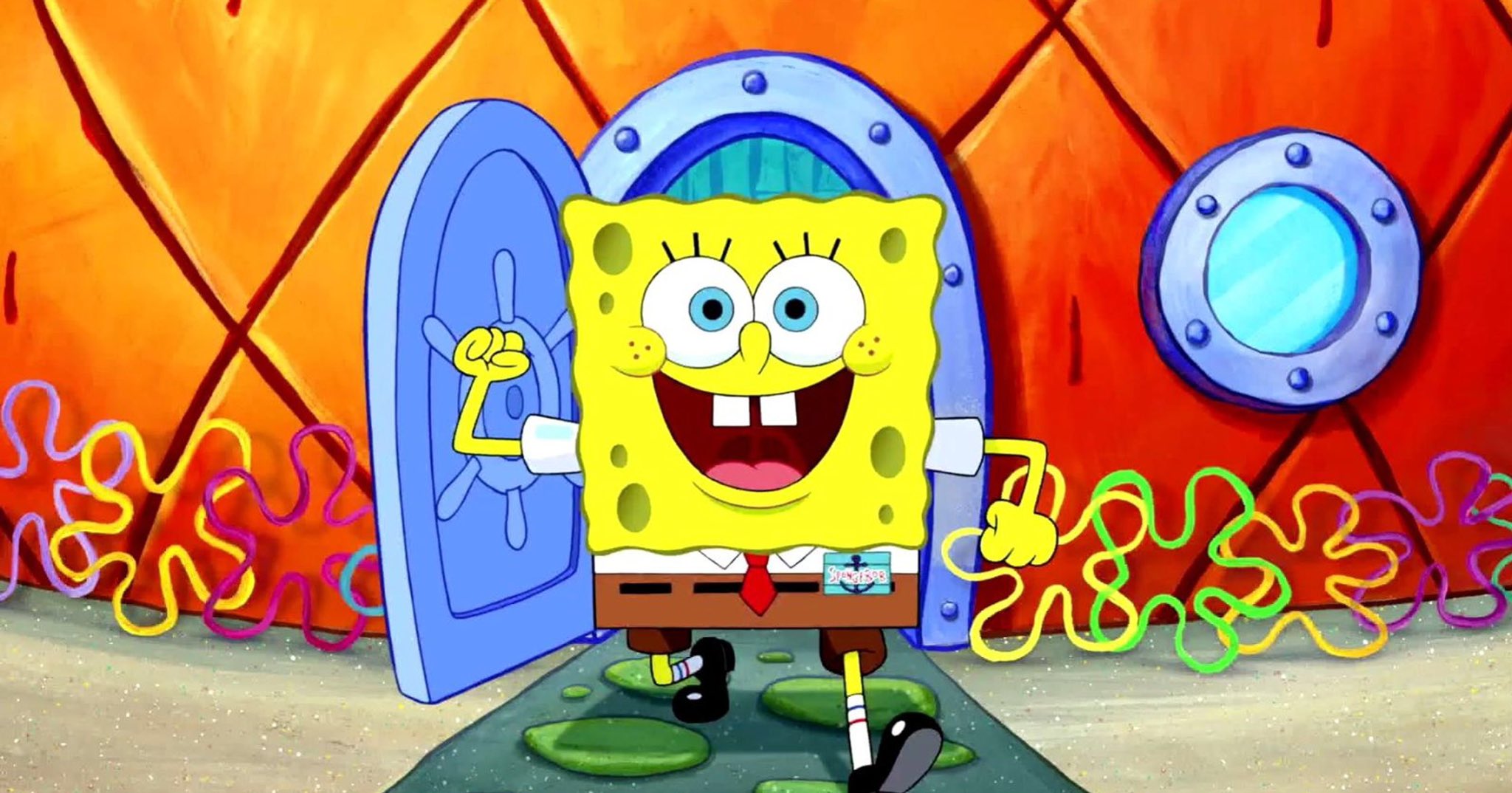 Happy Birthday to one absorbent, yellow, and porous SPONGEBOB SQUAREPANTS  