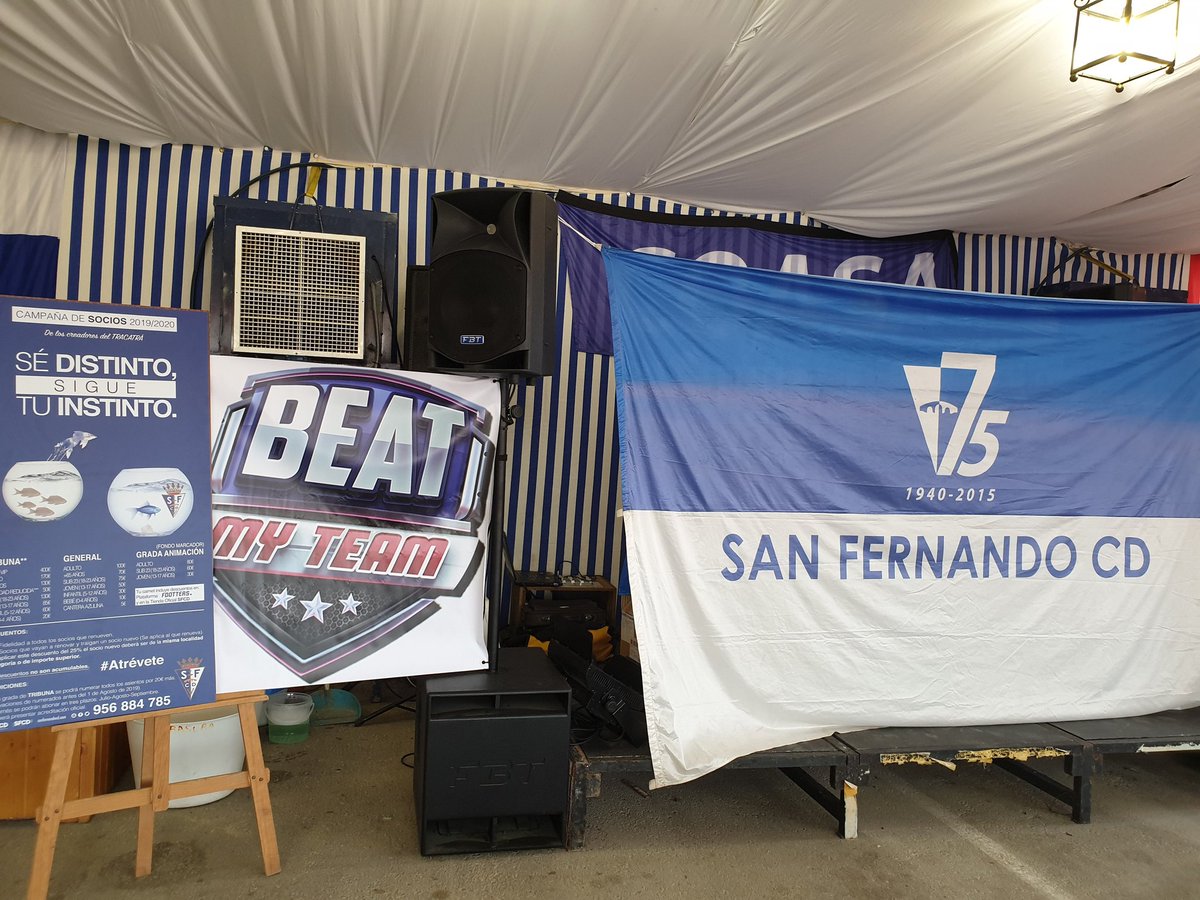 Lugar donde se llevó a cabo el acto de presentación de las camisetas del San Fernando (Foto: SFCD).