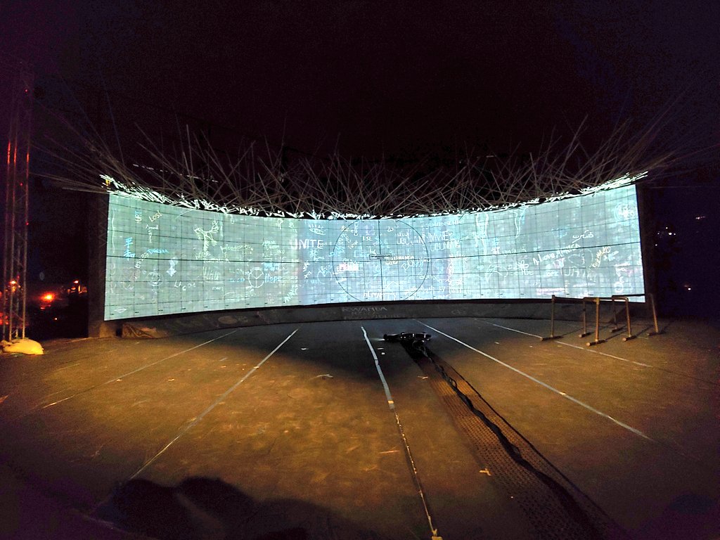 Tech preps for 'Mother Wall' performance in a few minutes. 

🇱🇰🇬🇧

#Ubumuntu2019