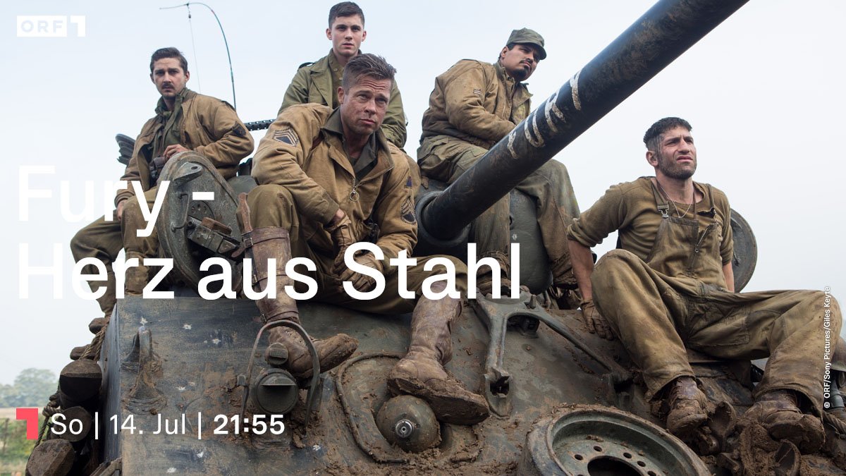 Orf On Twitter Fury Ein Herz Aus Stahl Brad Pitt Shia Labeouf 30 Tonnen Stahl Das Dramatische Portrait Einer 5kopfigen Panzercrew Die Sich In Den Letzten Zugen Des 2