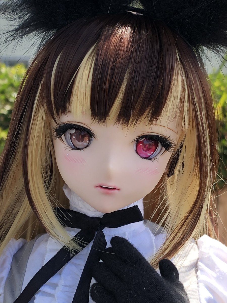 CyborgHenshin's tweet photo. My little spirit girl is wearing cute kitty ears from a Ginger Tea outfit, and a school uniform from Dollheart. #secretcross #dollfiedream #bjd #volksdoll #customfigures #dollstagram #dddy #animegirl #doll #actionfigures #toy #ドルフィードリーム #ドルフィードリームシスター #Cute https://t.co/dQDLHoWrTp