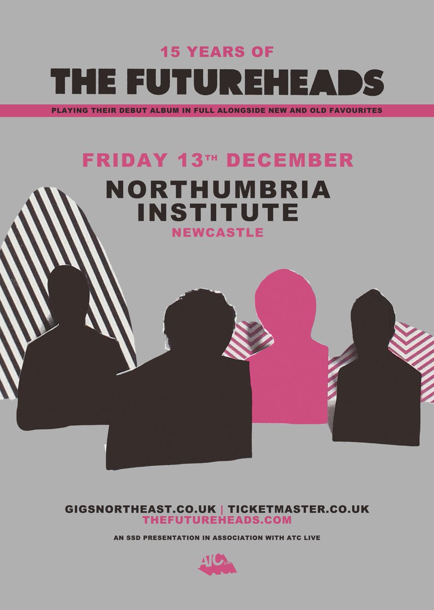 NI_Institute's tweet photo. @thefutureheads are back ‼️ Join us as we celebrate the release of their upcoming album "Powers", including performances from their catalogue of genre-defining indie anthems at @NI_Institute December 13th.

🎟 // https://t.co/Wy3svuxQpH https://t.co/jiTBbbfhEq