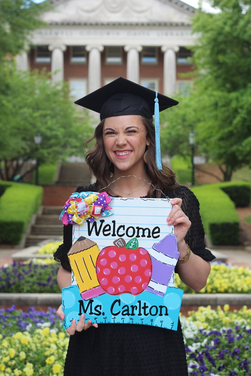 Ms. Carlton @MsCarlton_ will teach 4th grade at Brock’s Gap Intermediate in Hoover, AL. She is most excited to learn and grow alongside her students! <a href="/BrocksGapBucs/">Brock's Gap Intermediate</a> <a href="/SamfordU/">Samford University</a> <a href="/SamfordEd/">Samford Orlean Beeson School of Education</a> #OBBSpotlight