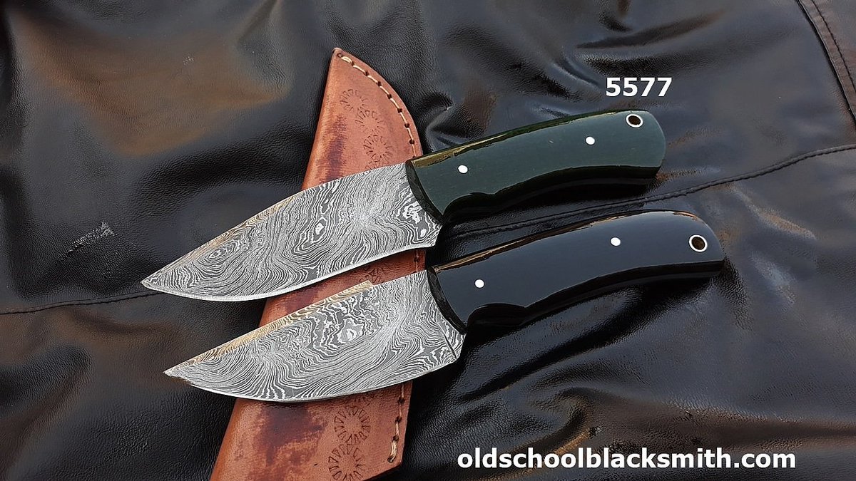 oldschoolbsmith's tweet photo. Hand forged damascus knives only $109 each free ship. Pay for one and get one FREE buy here before they are gone https://t.co/LSRu3CdLCg https://t.co/lpr4o8gnqz