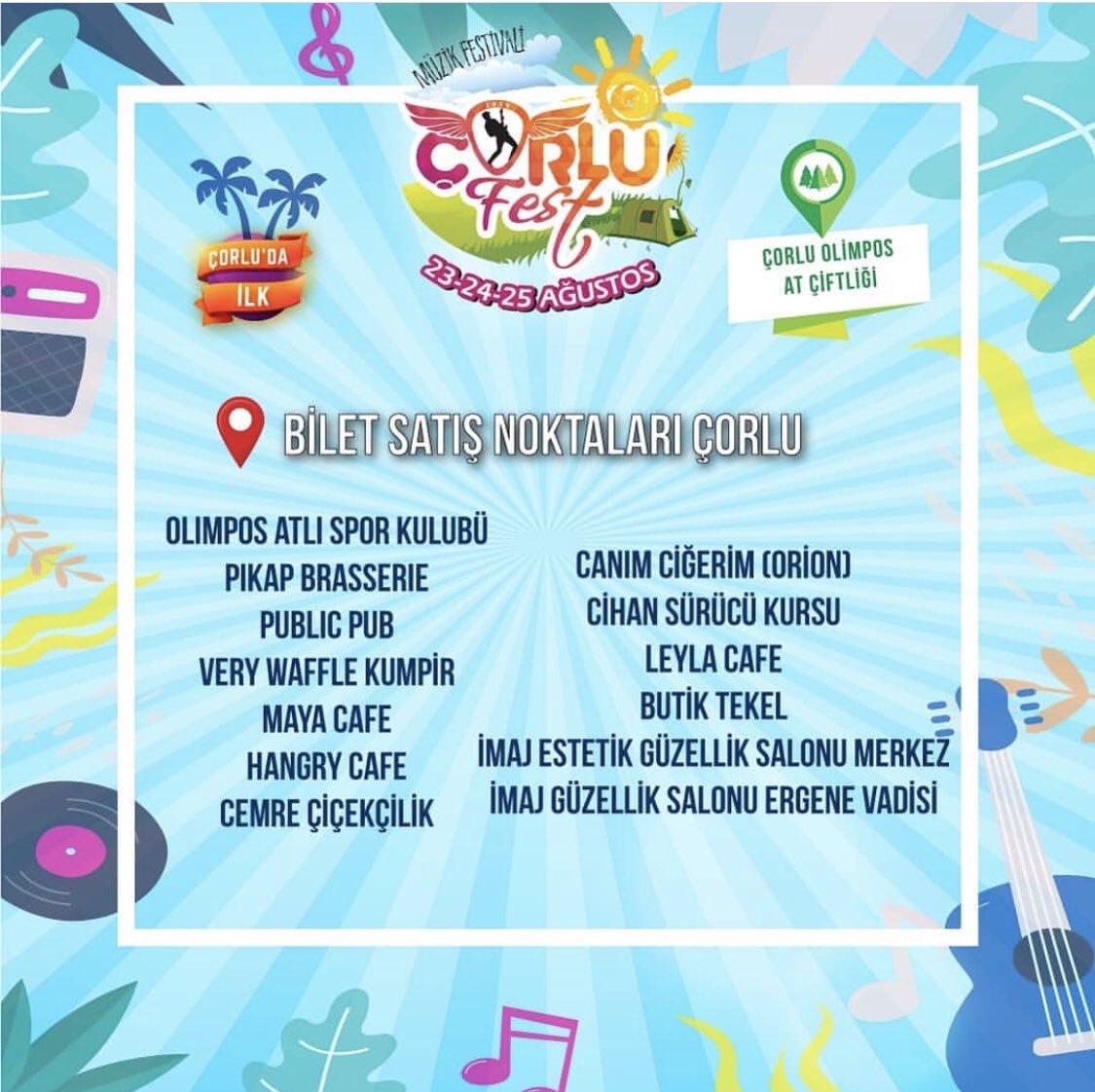 FisunNcebe's tweet photo. #corlufest #trendarena #corlubelediye #haluklevent #mfö #moğollar #zakkum #morveötesi #gençlik #agustos #kamp #çadır #eğlence #konser #çorlu #tekirdağ #lüleburgaz #çerkezköy #edirne https://t.co/d8ZNyWuE3e