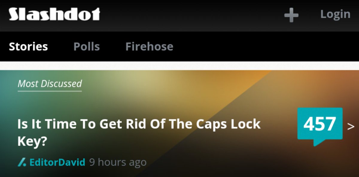 GCBeeGee's tweet image. War, floods, sport, climate catastrophe. meanwhile on #slashdot.